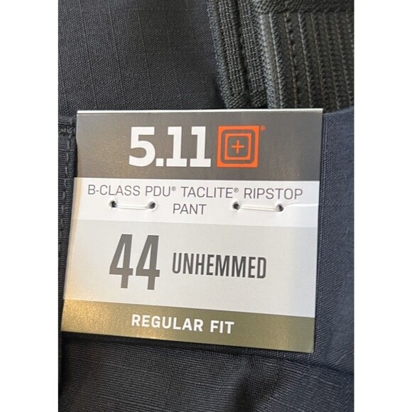 5.11 TACLITE® PDU® CARGO CLASS- B RIPSTOP PANT Black Unhemmed Waist 44” NEW - Picture 5 of 7